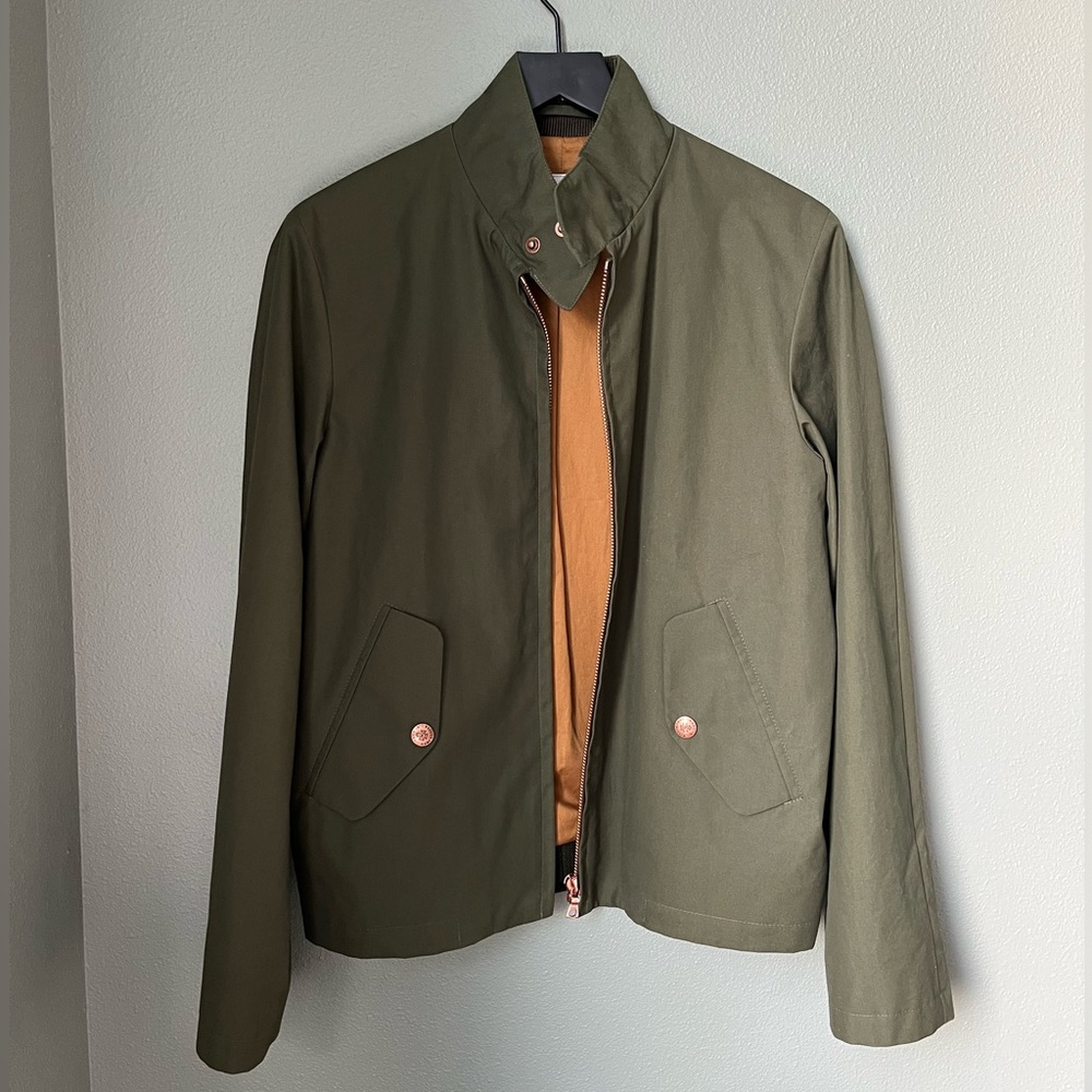Private White V.C. Ventile Harrington Jacket, Olive, Size Small (3)